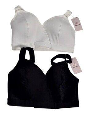 2 Veracomfort - Velcro Front-Wrap & Straps Adaptive Comfort Bra